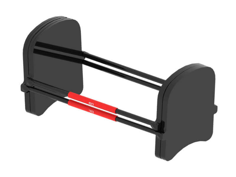 PowerBlock EXP Stage 2 kit that contains the 50-70 lb weight plates.