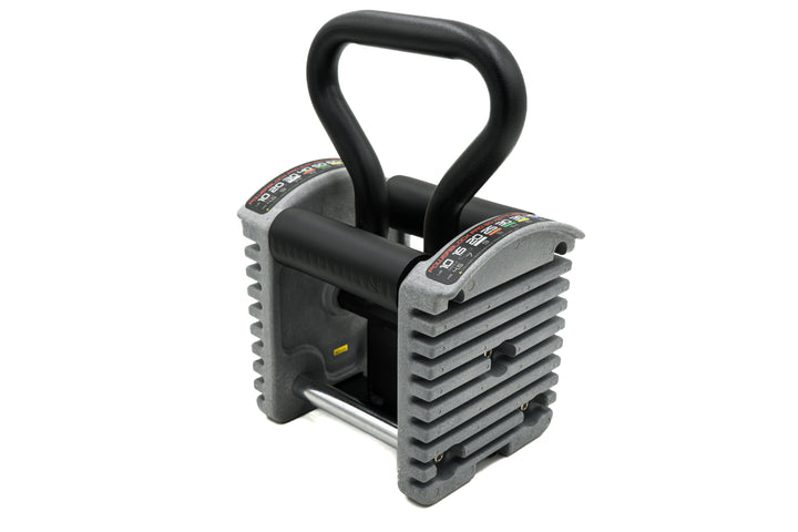 PowerBlock grey pro series kettlebell handle
