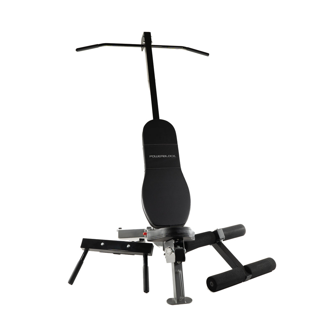 PowerBlock SportBench bundle with Dip, Ab, Chin-Up and Pull-up attachments